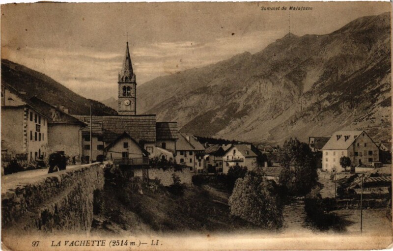 Carte postale ancienne La Vachette