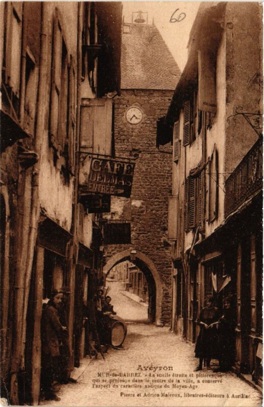 Carte postale ancienne Mur-de-Barrez à Mur-de-Barrez