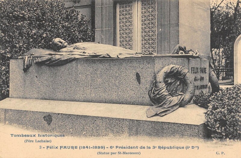 Carte postale ancienne Le Père-Lachaise - Félix Faure à Paris 20e
