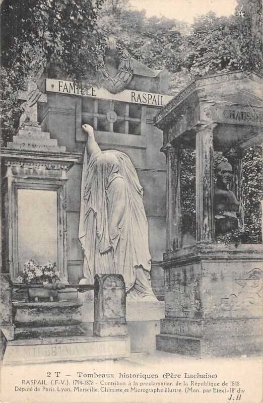 Carte postale ancienne Père-Lachaise - Raspail à Paris 20e