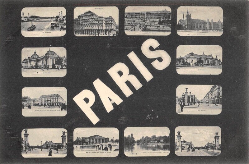Carte postale ancienne Paris