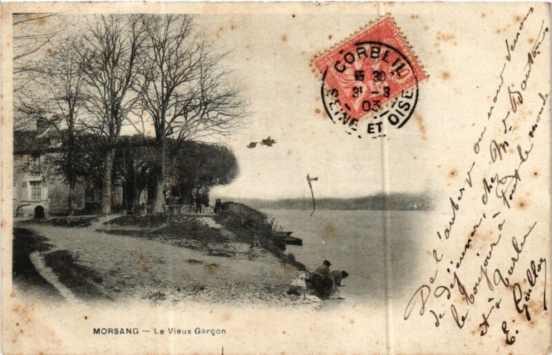 Carte postale ancienne Morsang - Le Vieux Garcon