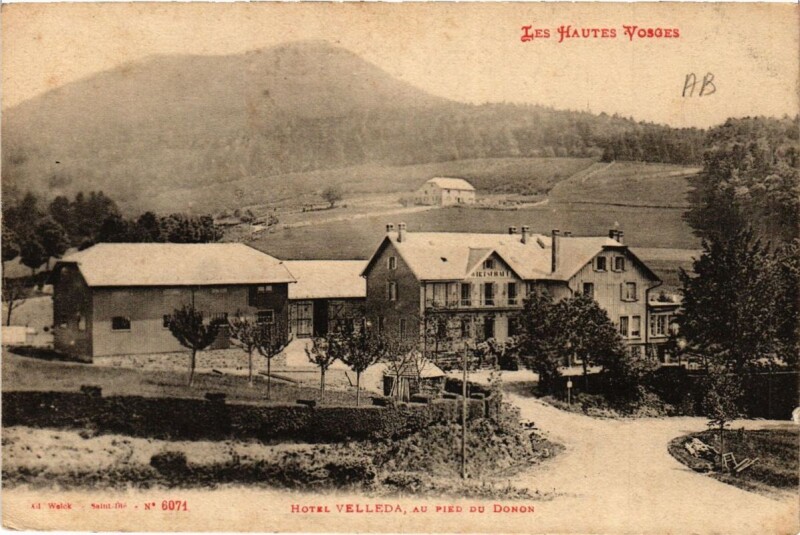 Carte postale ancienne Hotel Velleda au pied du Donon