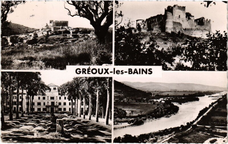 Carte postale ancienne Greoux-les-Bains