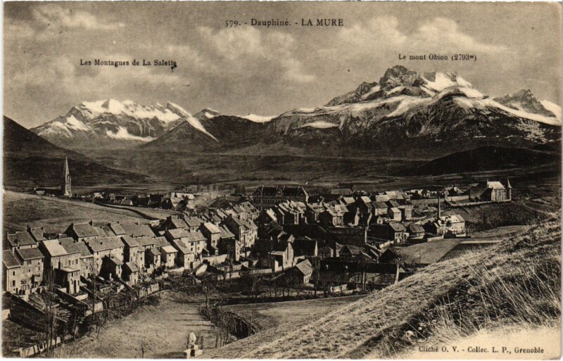 Carte postale ancienne Dauphine La Mure à Dauphin