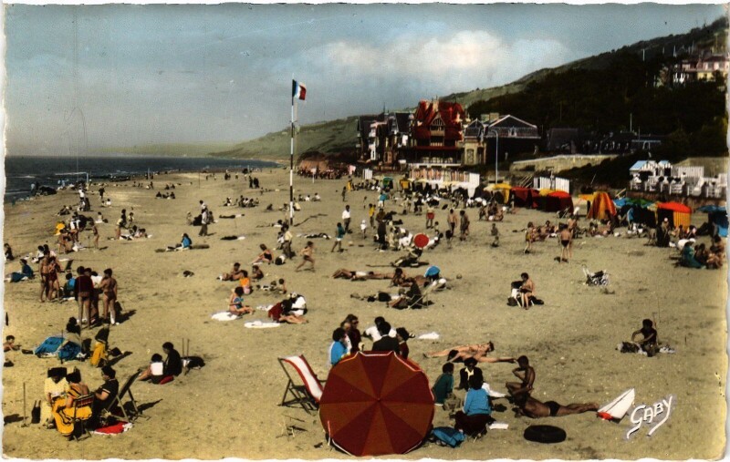 Carte postale ancienne Houlgate La Plage à Houlgate