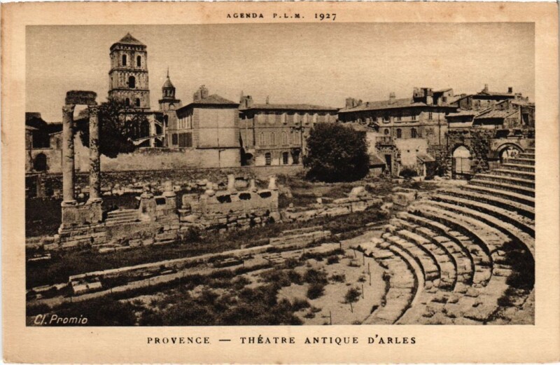 Carte postale ancienne Arles Theatre Antique à Arles