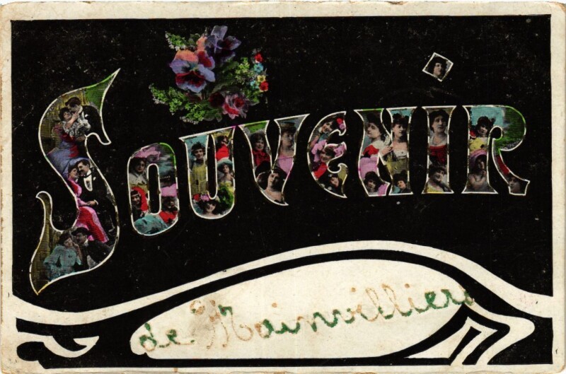 Carte postale ancienne Mainvilliers - Souvenir de Mainvilliers à Mainvilliers
