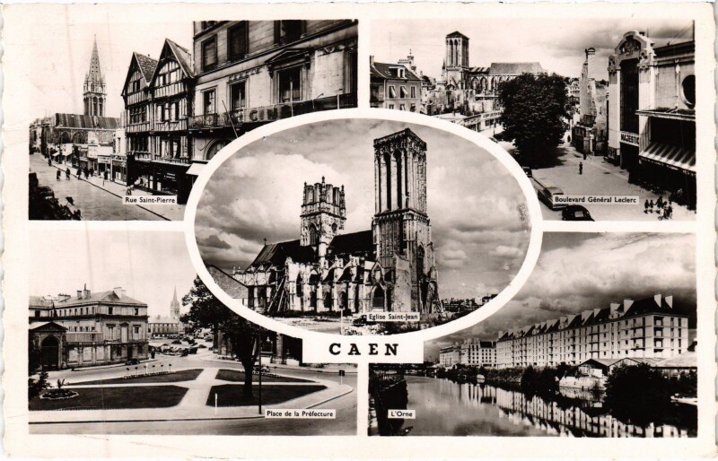 Carte postale ancienne Caen Scenes