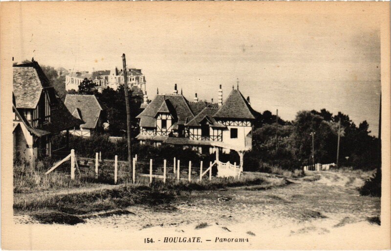 Carte postale ancienne Houlgate Panorama à Houlgate