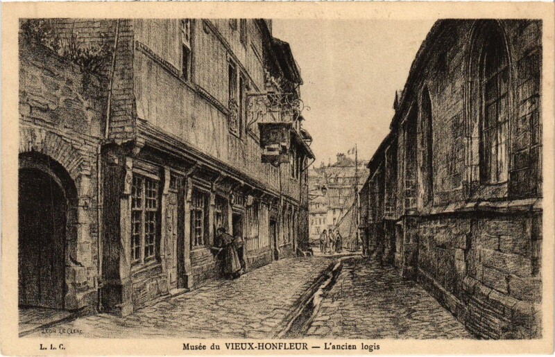 Carte postale ancienne Honfleur Musee du Vieux Honfleur - L'Ancien Logis à Honfleur