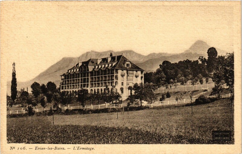 Carte postale ancienne Evian-les-Bains - L'Ermitage à Évian-les-Bains