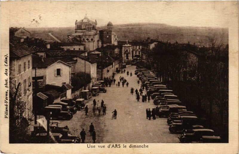 Carte postale ancienne Ars Une vue d'Ars le dimanche