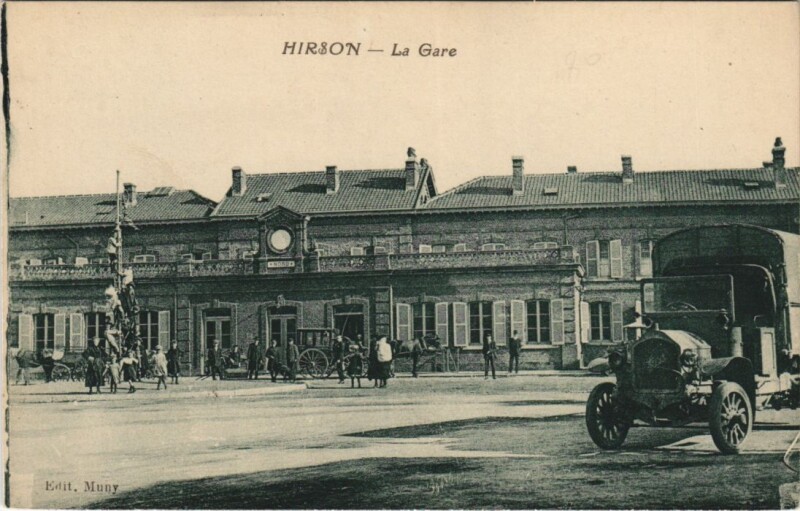 Carte postale ancienne Hirson La Gare à Hirson
