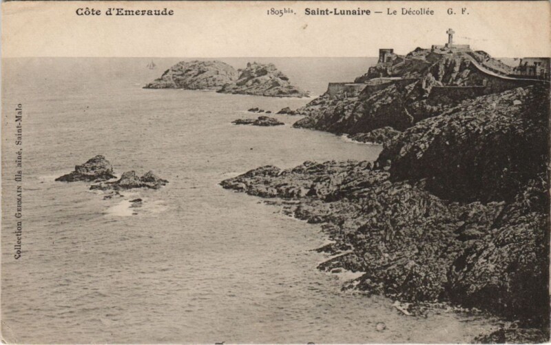 Carte postale ancienne St Lunaire Le Decolle