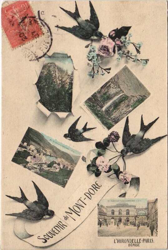 Carte postale ancienne Le Mont Dore souvenir à Mont-Dore