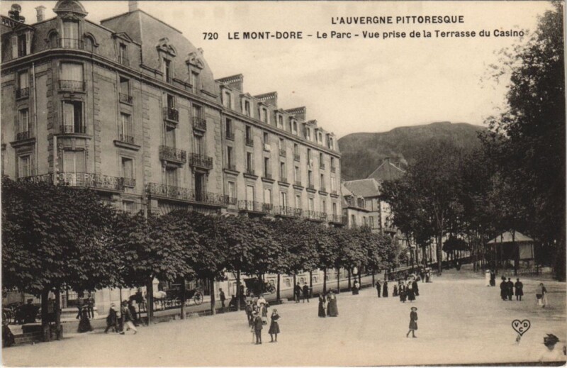 Carte postale ancienne Le Mont Dore le Parc à Mont-Dore