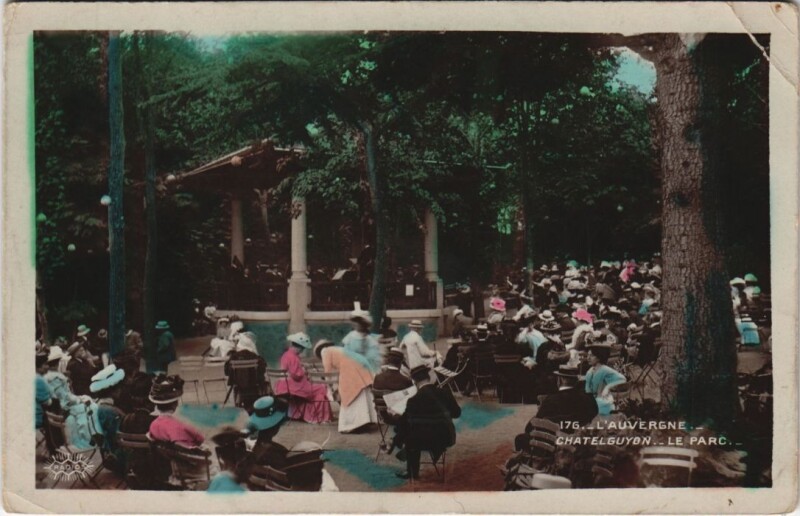 Carte postale ancienne Chatel Guyon le Parc