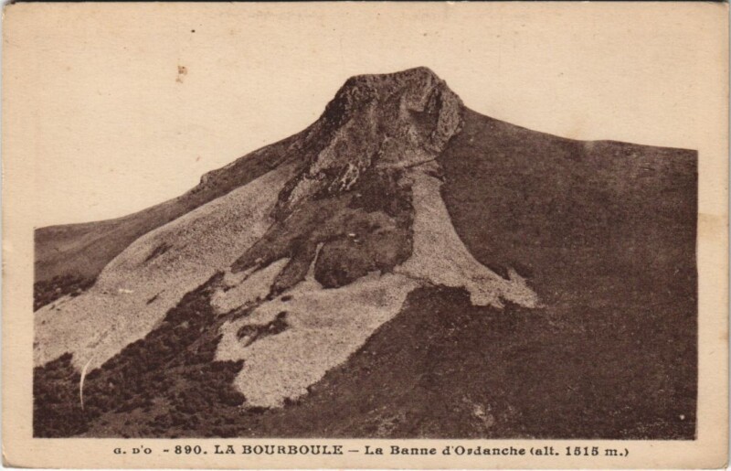 Carte postale ancienne La Bourboule la Banne d'Ordache à La Bourboule