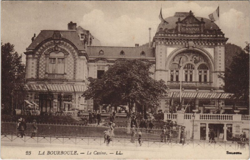 Carte postale ancienne La Bourboule Le Casino à La Bourboule