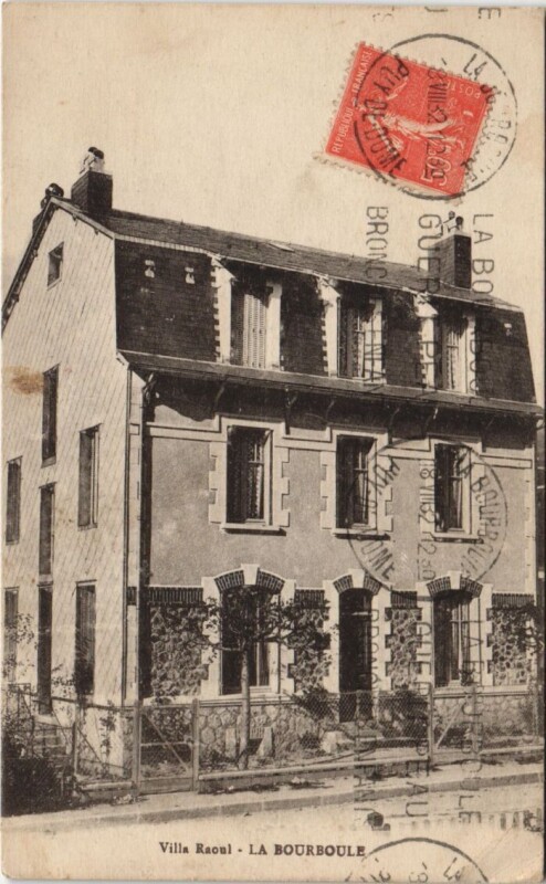 Carte postale ancienne La Bourboule Villa Raoul à La Bourboule