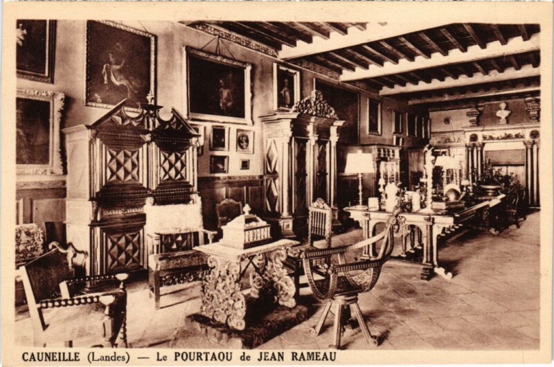 Carte postale ancienne Cauneille Le Pourtaou de Jean Rameau France à Cauneille