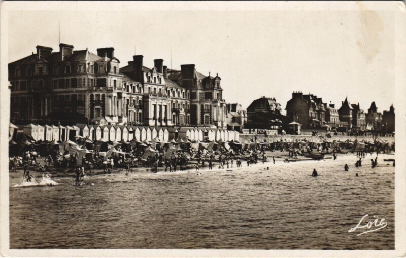 Carte postale ancienne Parame La Digue vers Saint-Malo à Saint-Malo