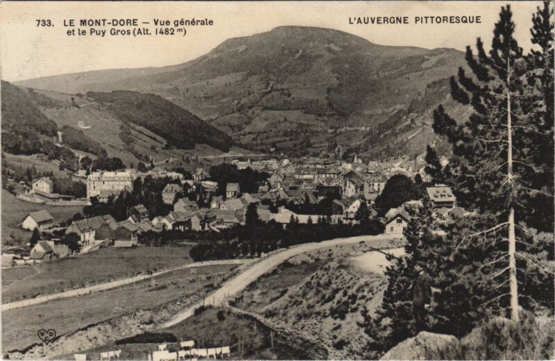 Carte postale ancienne Le Mont Dore vue generale à Mont-Dore