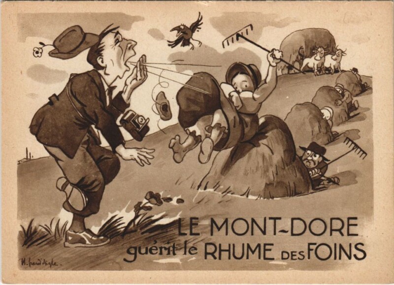Carte postale ancienne Le Mont Dore souvenir à Mont-Dore