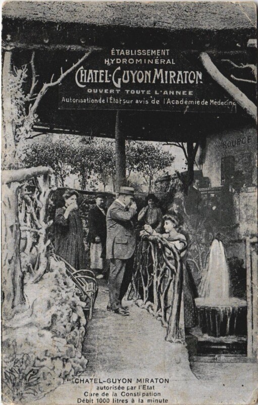 Carte postale ancienne Chatel Guyon Miraton