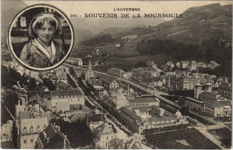 Carte postale ancienne La Bourboule souvenir à La Bourboule