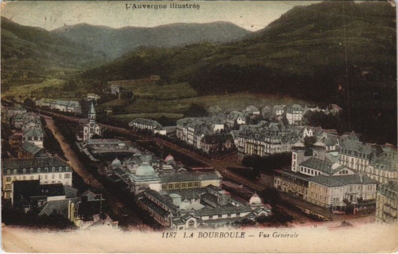 Carte postale ancienne La Bourboule vue generale à La Bourboule
