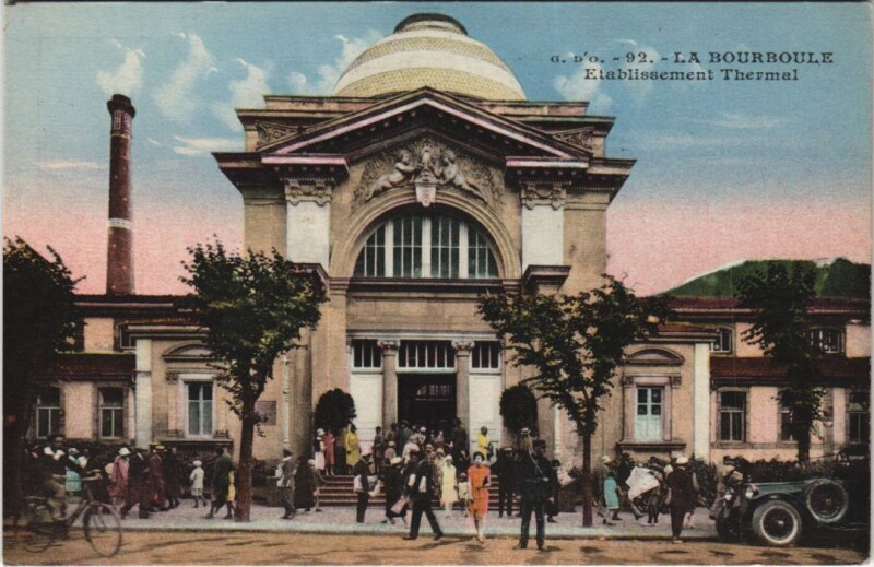 Carte postale ancienne La Bourboule Etablissement Thermal à La Bourboule