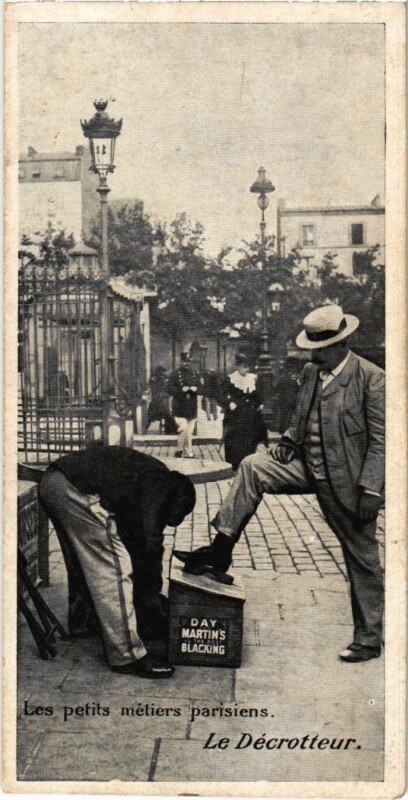 Carte postale ancienne Paris Petits Metiers le Decrotteur