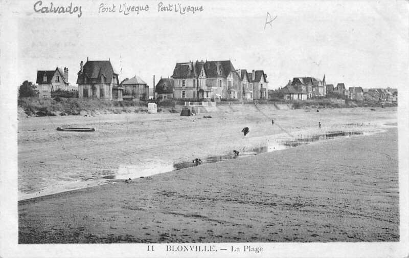 Carte postale ancienne Blonville La Plage