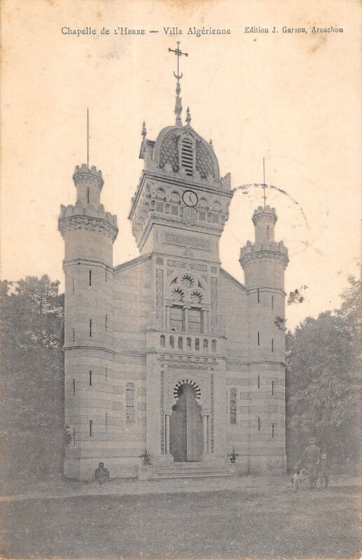 Carte postale ancienne Chapelle De L'Herbe Villa Algerienne