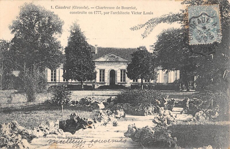 Carte postale ancienne Caudrot Chartreuse De Bourriot à Caudrot