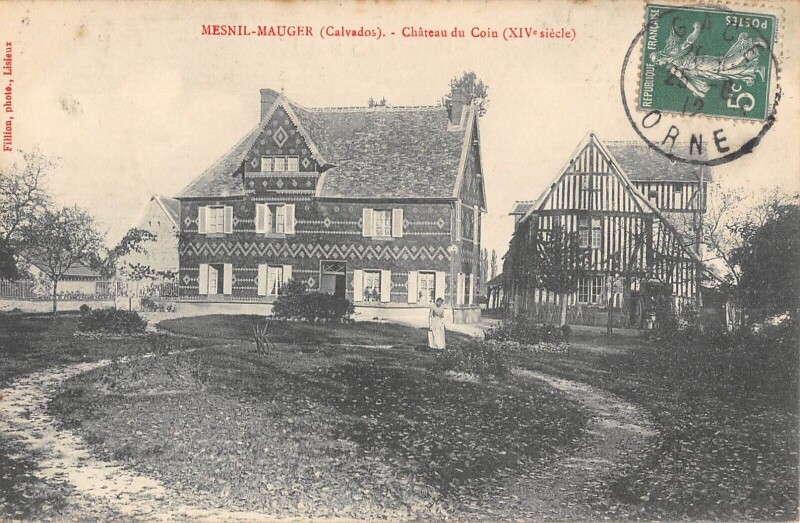 Carte postale ancienne Mesnil Mauger Chateau Du Coin
