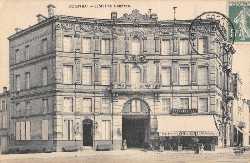 Carte postale ancienne Cognac Hotel De Londres à Cognac