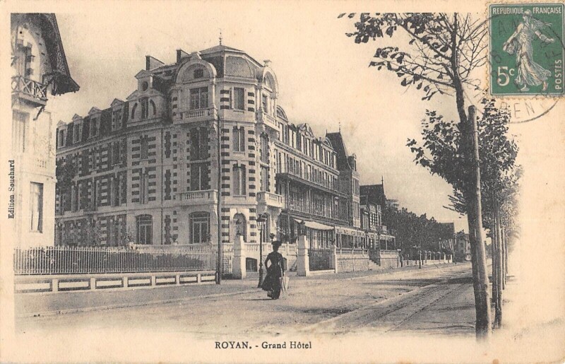 Carte postale ancienne Royan Grand Hotel à Royan