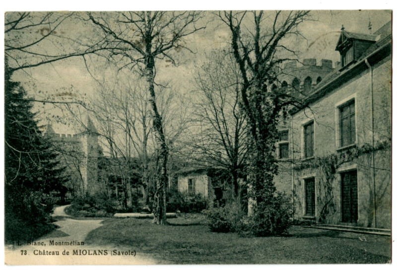 Carte postale ancienne Savoie Château de Miolans