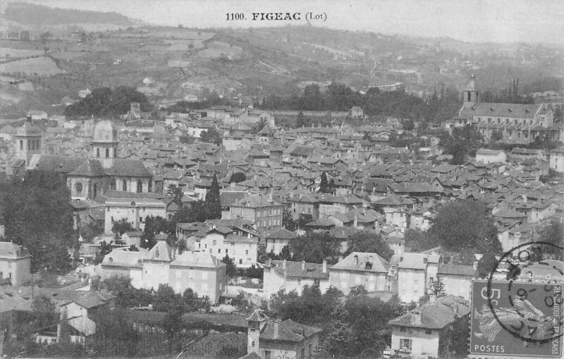Carte postale ancienne Cahors Figeac Lot à Cahors