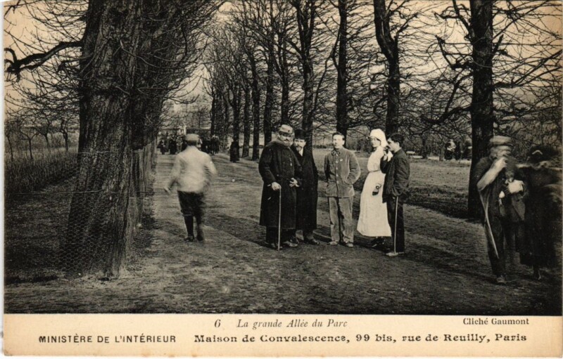 Carte postale ancienne Paris 12e 99, rue de reuilly Maison de Convalescence à Paris 12e