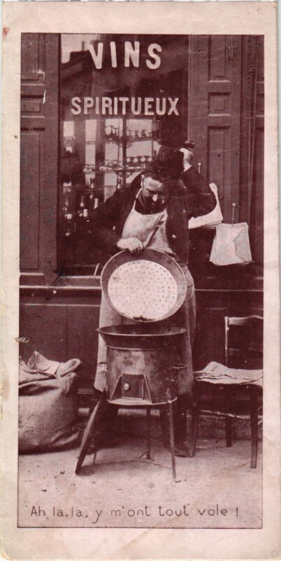 Carte postale ancienne Paris Petits Metiers Le Marchand de marrons