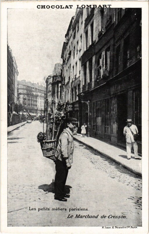 Carte postale ancienne Le Marchand de Cresson