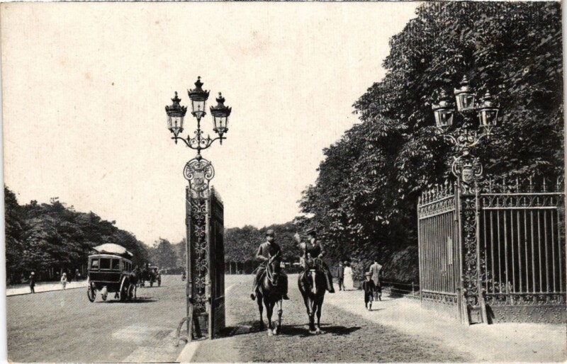 Carte postale ancienne Bois de Boulogne à Paris 16e