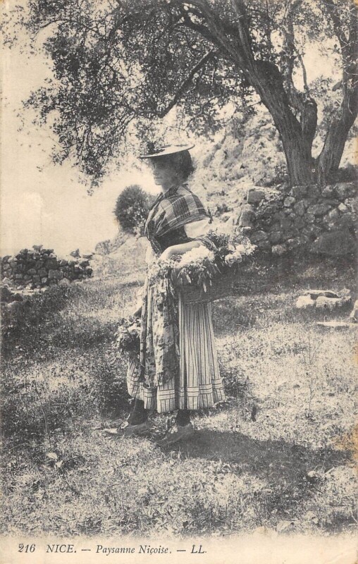 Carte postale ancienne Nice Paysanne Nicoise