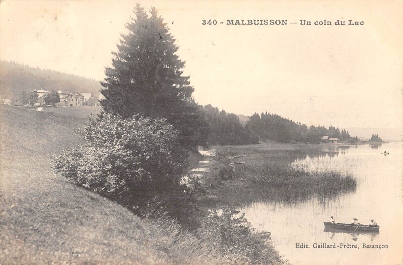 Carte postale ancienne Malbuisson Un Coin Du Lac à Malbuisson