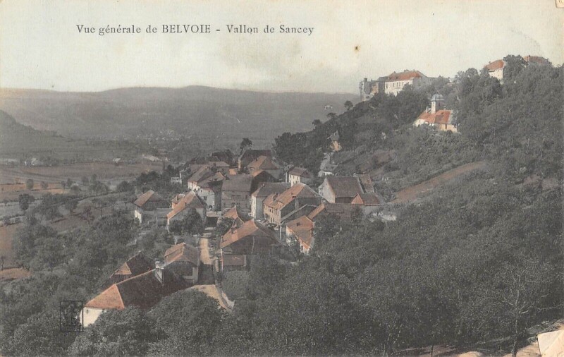 Carte postale ancienne Vue Generale De Belvoie Vallon De Sancey à Sancey