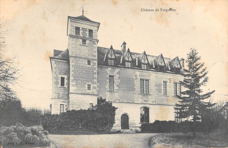 Carte postale ancienne Chateau De Farguette